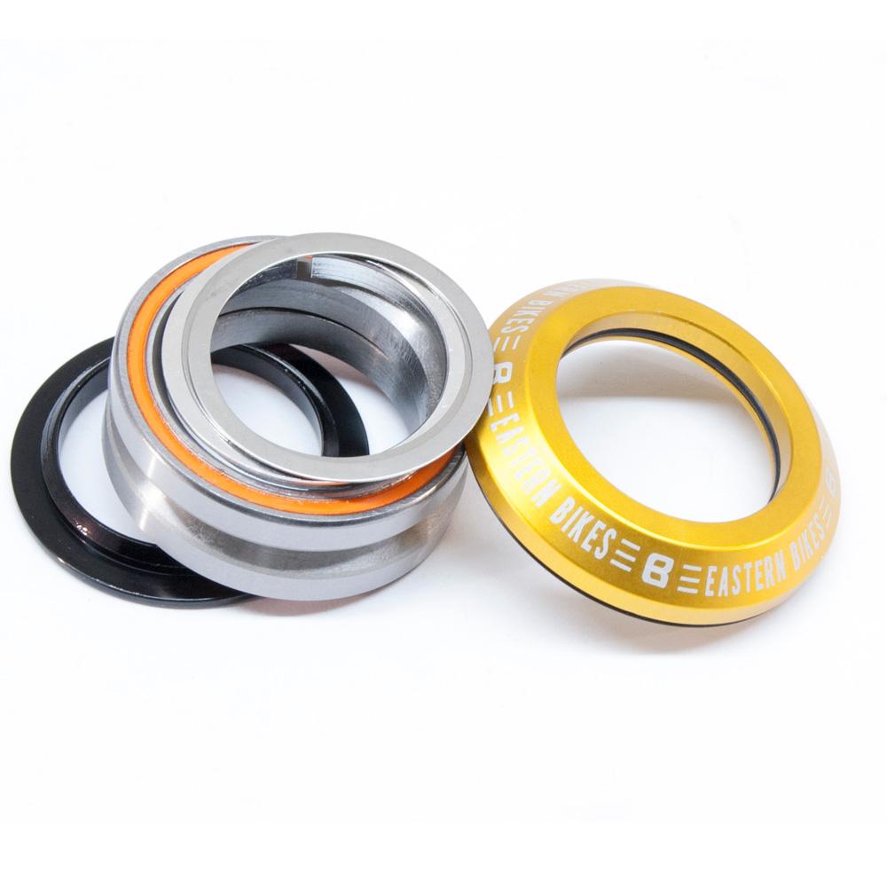 eastern bikes 45/45 headset integrated sealed bearing gold anodized