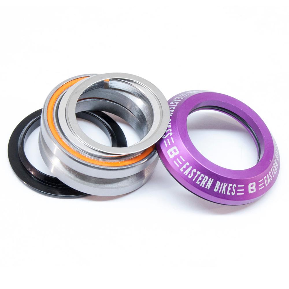 eastern bikes 45/45 headset integrated sealed bearing purple anodized