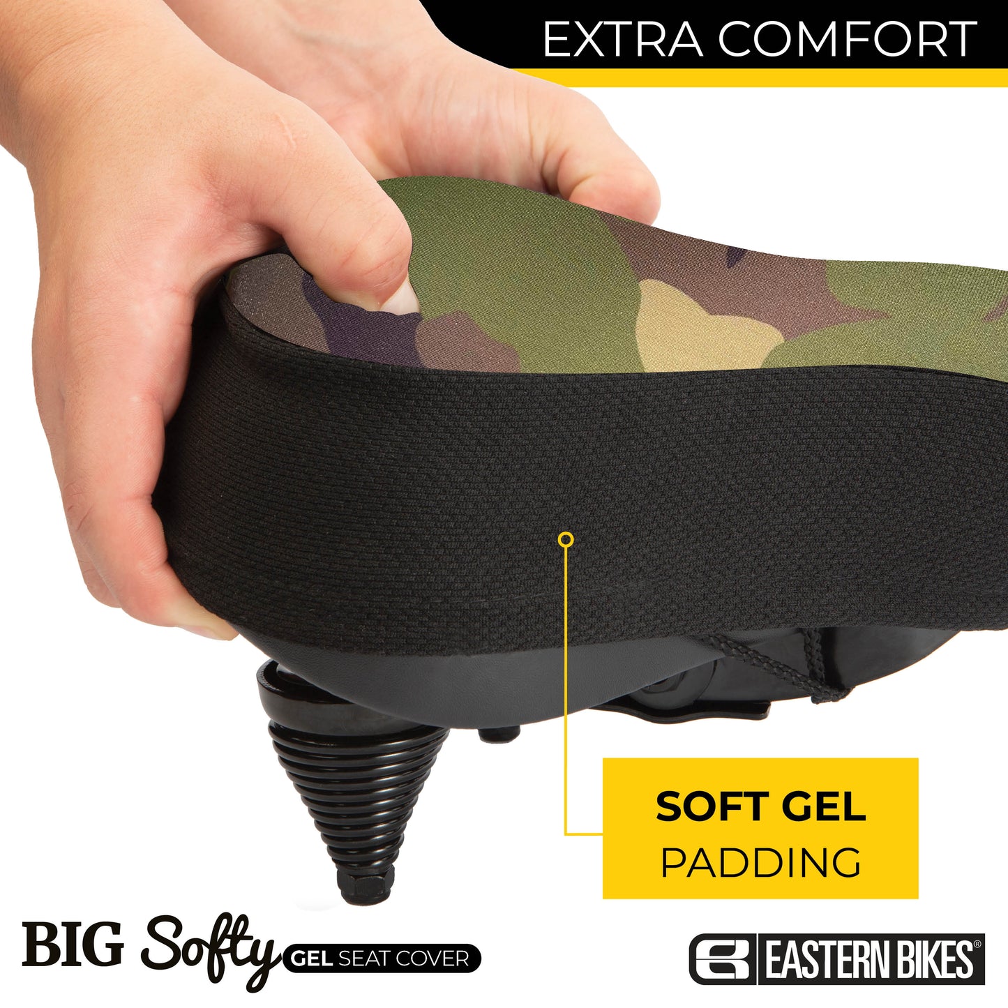 Big Softy Gel Seat Cover Camo (large)