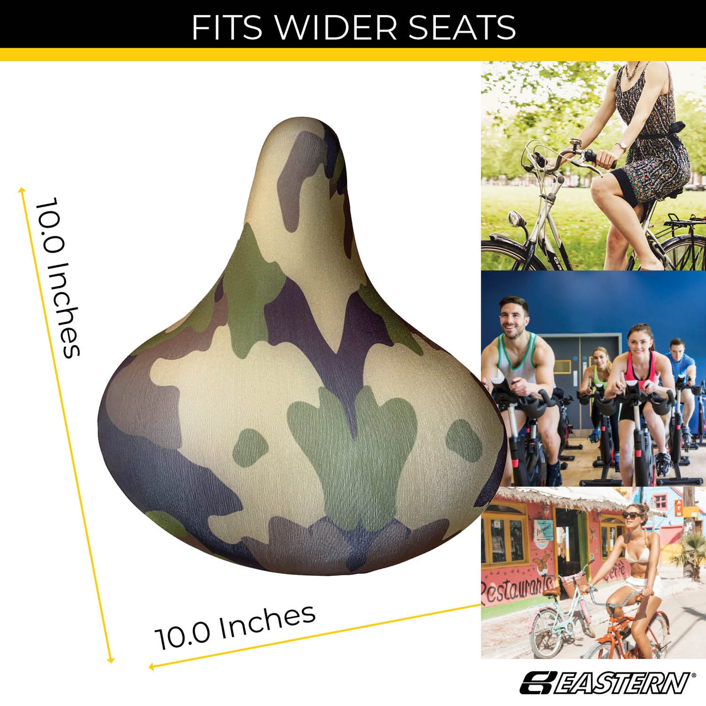 Rain Seat Cover, Water Proof, Fits seats up to 10" wide x 10" long - Camo