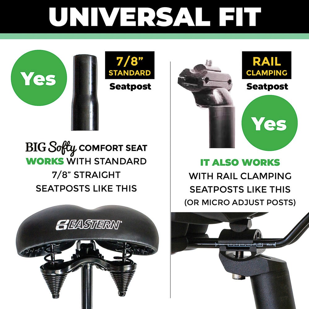 Big Softy V2 Universal Exercise Seat Black