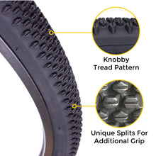 Load image into Gallery viewer, E624 29 inch bike tires black
