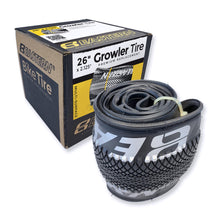 Load image into Gallery viewer, eastern bikes 26 inch growler tires black silver

