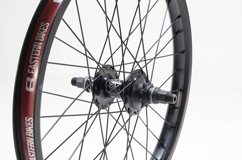 eastern bikes buzzip rear wheel professional bmx wheel black anodized