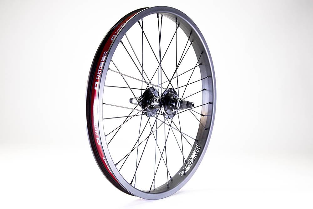 eastern bikes buzzip rear wheel professional bmx wheel black anodized