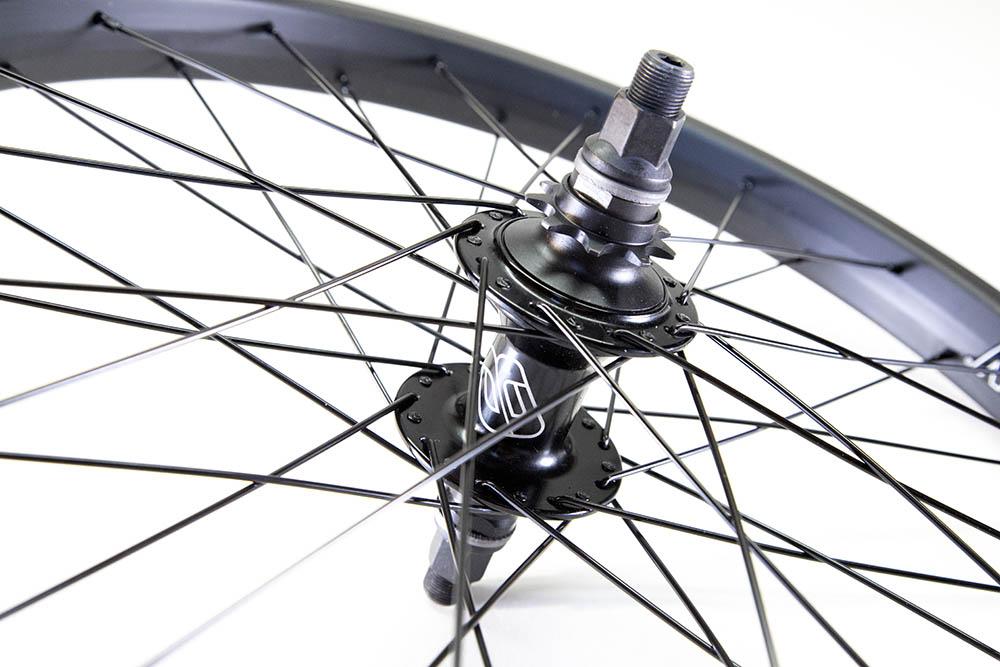 eastern bikes buzzip rear wheel professional bmx wheel black anodized