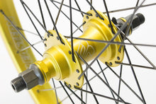 Load image into Gallery viewer, eastern bikes buzzip rear wheel professional bmx wheel gold anodized
