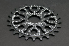 Load image into Gallery viewer, eastern bikes medusa 25 tooth bmx sprocket black anodized
