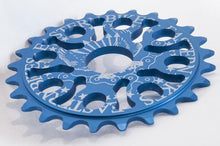 Load image into Gallery viewer, eastern bikes medusa 25 tooth bmx sprocket blue anodized
