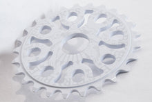 Load image into Gallery viewer, eastern bikes medusa 25 tooth bmx sprocket white anodized
