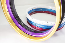 Load image into Gallery viewer, eastern bikes throttle double wall pinned rims 36h blue
