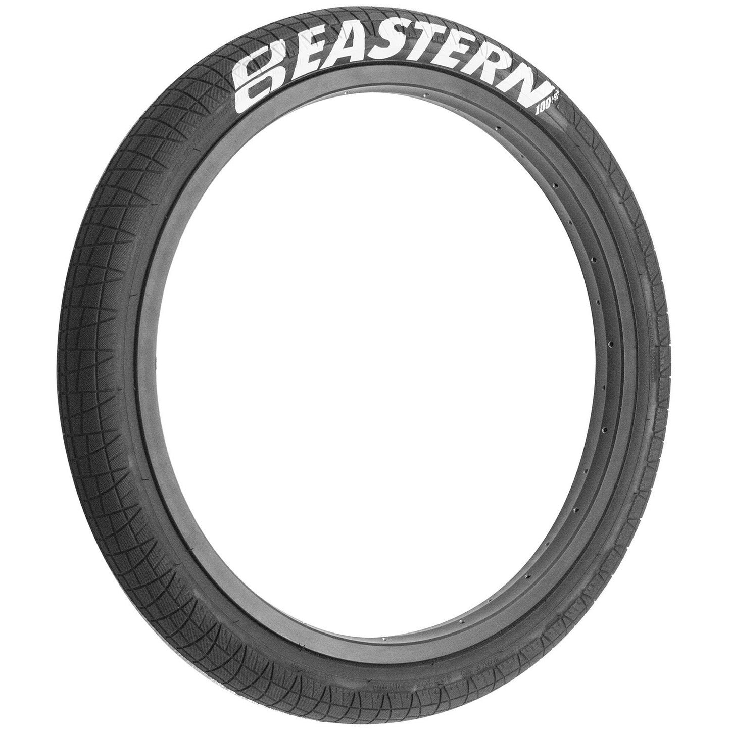 eastern bikes 20 inch x 2.2 throttle tires 100psi black white 1
