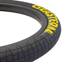 Load image into Gallery viewer, eastern bikes 20 inch x 2.2 throttle tires 100psi black yellow 2
