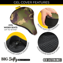 Load image into Gallery viewer, Big Softy Gel Seat Cover Camo (large)

