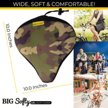 Load image into Gallery viewer, Big Softy Gel Seat Cover Camo (large)
