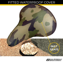 Load image into Gallery viewer, Rain Seat Cover, Water Proof, Fits seats up to 10&quot; wide x 10&quot; long - Camo
