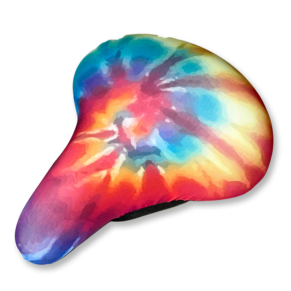 Rain Seat Cover, Water Proof, Fits seats up to 10" wide x 10" long - Tiedye